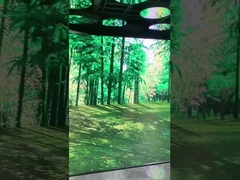 Il livello di P2.5mm rinfresca la video parete di LED dell'esposizione del cilindro di forma dello schermo flessibile della flessione LED