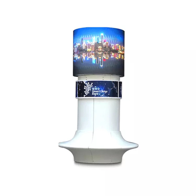 Cubo curvo commerciale del LED di HD P2.5mm del cilindro molle flessibile dello schermo di visualizzazione