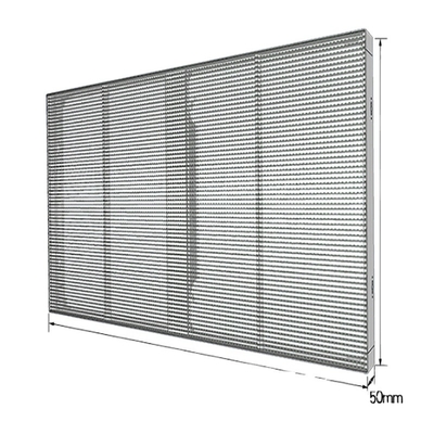comprare Pannello di visualizzazione LED trasparente in vetro interno P3.91-7.8 HD Esterno online manufacture