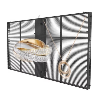 comprare 1000x1000mm Pannello di visualizzazione LED trasparente P3.91-7.8 Vetro esterno pubblicitario online manufacture