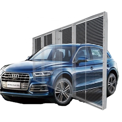 comprare Pannello di visualizzazione a LED trasparente a colori pieni P3.9mm Vetro Finestra Manutenzione frontale online manufacture