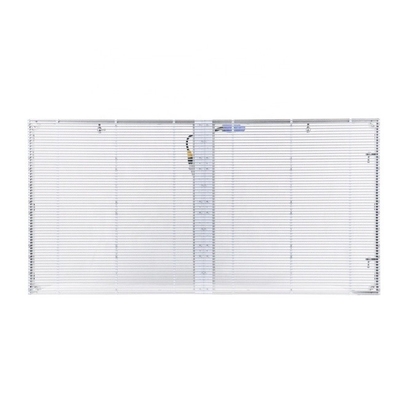 comprare PH3.91-7.81 Display LED trasparente HD esterno 3500nits Finestra a tenda di vetro online manufacture