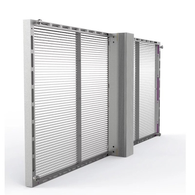 comprare 4k Slim pubblicità trasparente vetro LED schermo ad alta definizione online manufacture