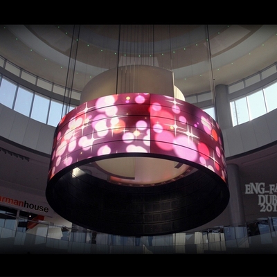comprare P2.5 schermo a LED commerciale cilindro flessibile video 3D rotondo online manufacture