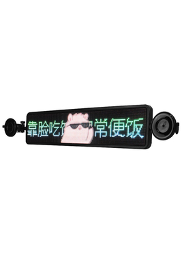 comprare Controllo Wifi Display pubblicitario a LED a colori pieni, finestra posteriore LED cartellone di annunci auto online manufacture
