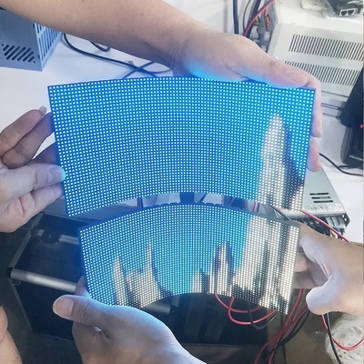 comprare P3mm sfera LED flessibile schermo pubblicitario curva a forma online manufacture
